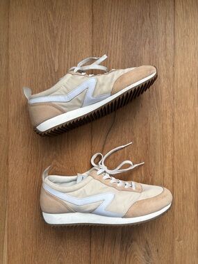 Rag & Bone Retro Runner, suede and nylon sneakers